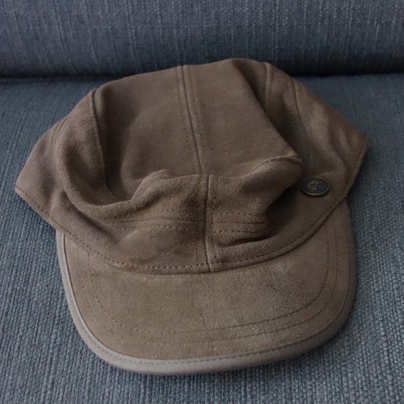 Diesel Real Leather Only the Brave 100% Cow Leather Adjustable Hat - Picture 1 of 16